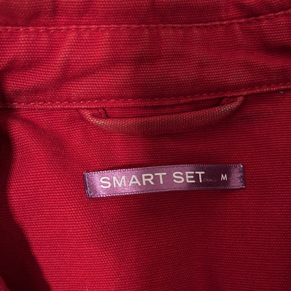 Smart set red spring coat - Picture 2 of 12